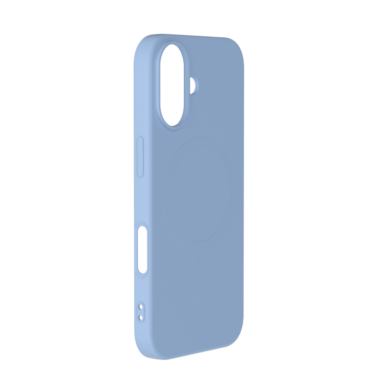 Coque MagSafe iPhone 17 Silicone Bleu Ciel