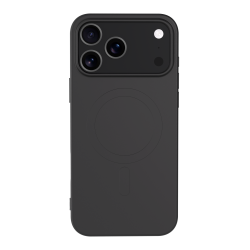 Coque MagSafe iPhone 17 Pro Max Silicone Noire