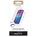Pack 2 en 1 Coque iPhone Air Souple Transparente + Protège écran 2.5D + SmartFrame™ - Certifié GRS