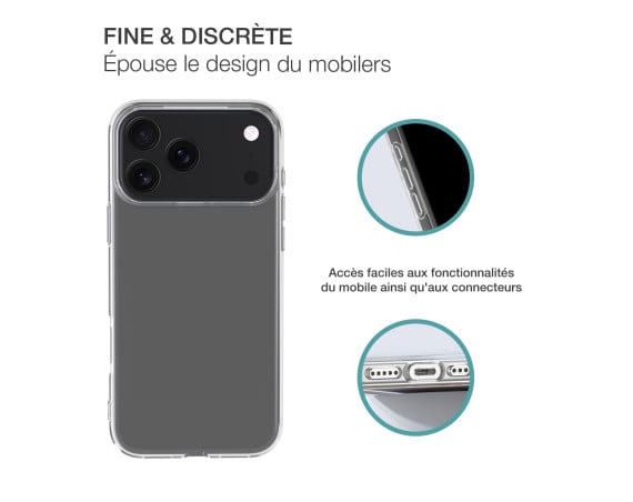 Pack 2 en 1 Coque iPhone 17...