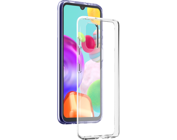 Coque Samsung Galaxy A41 Silisoft souple Transparente Bigben