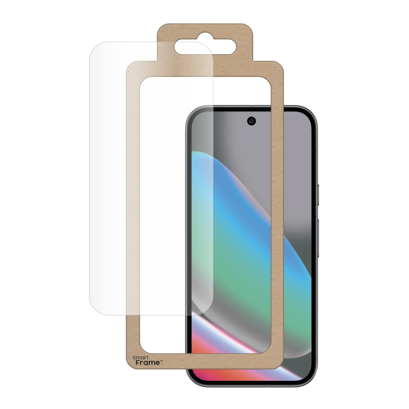 Protège écran Google Pixel 10 / Pixel 10 Pro + SmartFrame™ Verre trempé Made for Google - Certifié GRS