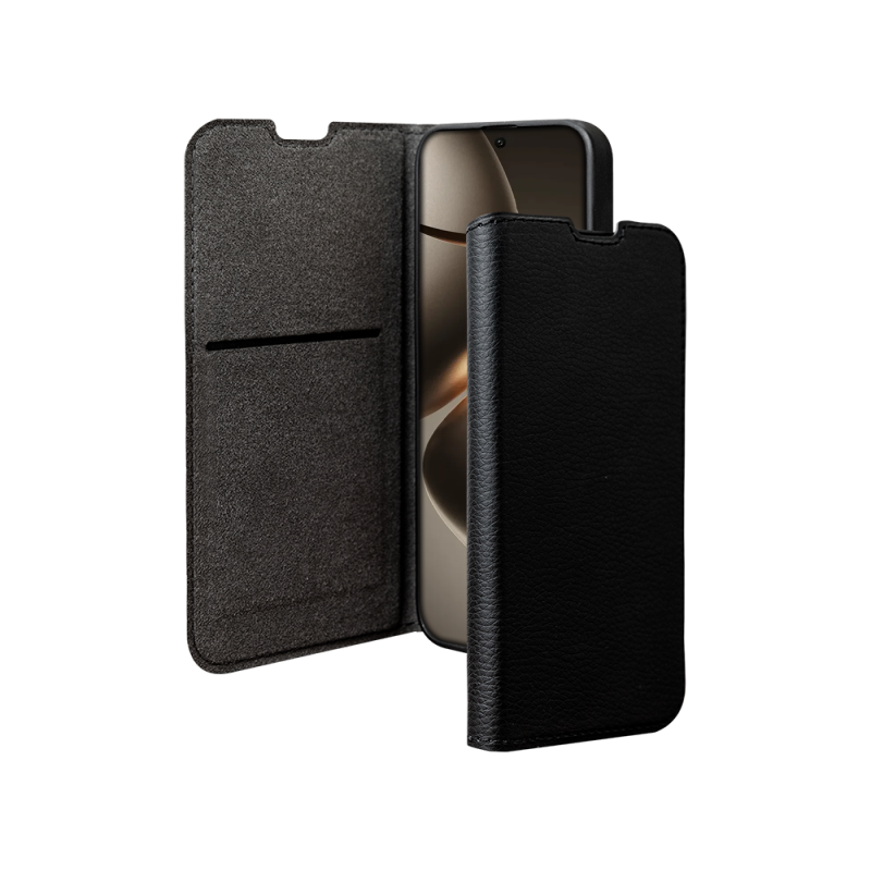 Folio Xiaomi 15T Wallet Fonction Stand Noir - Certifié GRS