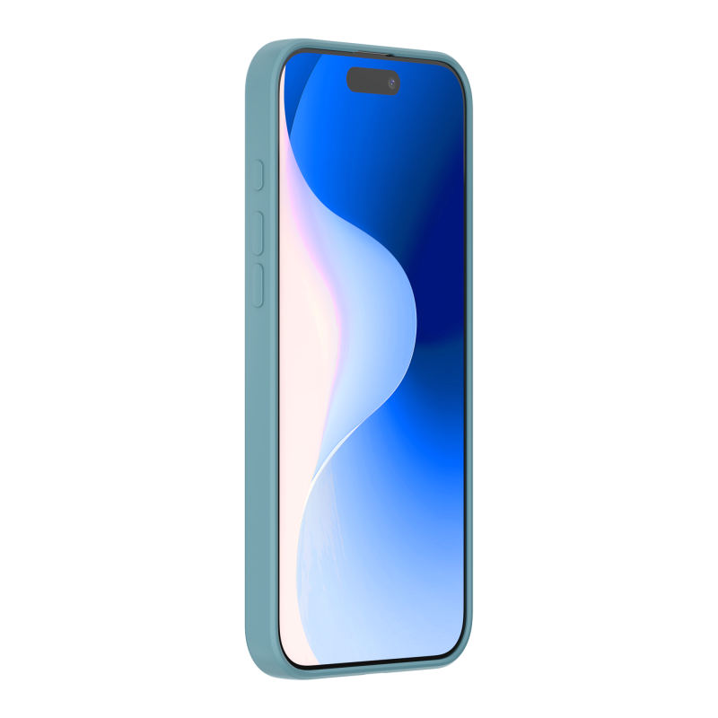 Coque Silicone iPhone 16 Compatible MagSafe Verte Bigben