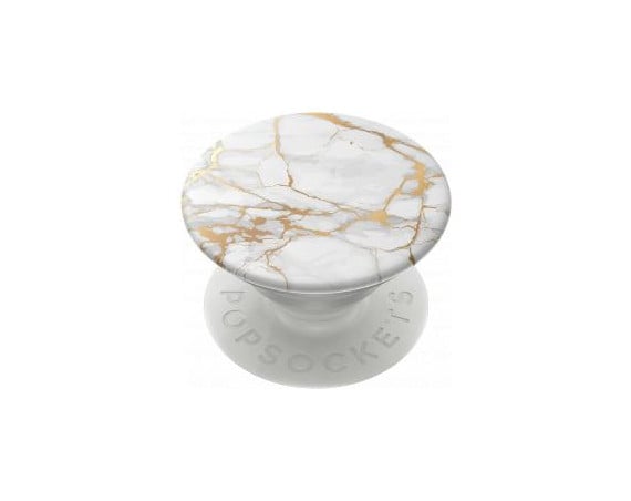 Support PopGrip Gen 2 Luxe Adhésif Stand et Selfie Gold Lutz Marble