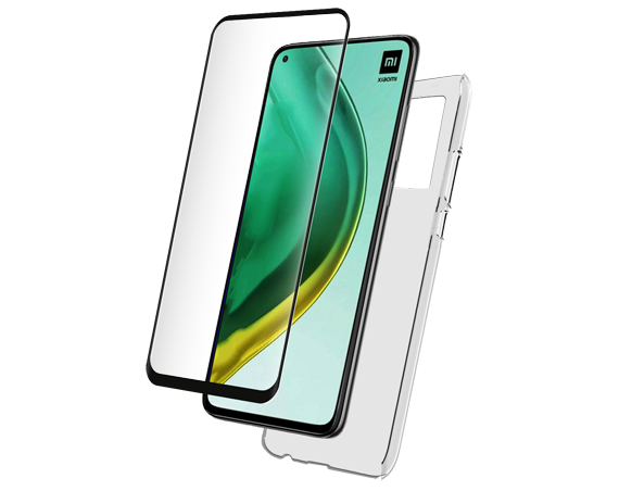 Pack Xiaomi Mi 10T / Mi 10T Pro 5G Coque Transparente + Verre trempé  Bigben