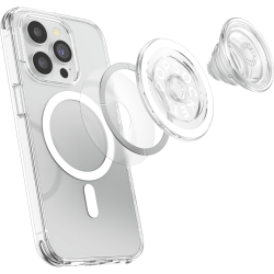 Support Pop Grip Pour IPhone Magnétique Stand Rétractable Et Ultraléger PopSockets Blanc - Support Pour Téléphone Mobile - Achat & Prix