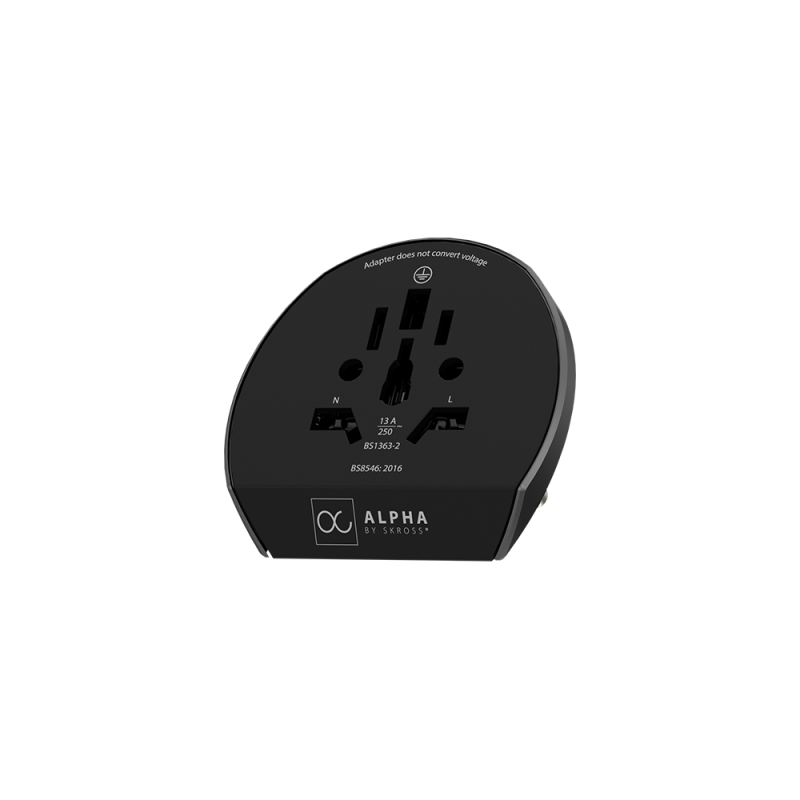 Adaptateur voyage 4 USB A ALPHA Universel Noir