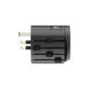 Adaptateur voyage 4 USB A ALPHA Universel Noir
