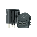 Adaptateur voyage 4 USB A ALPHA Universel Noir