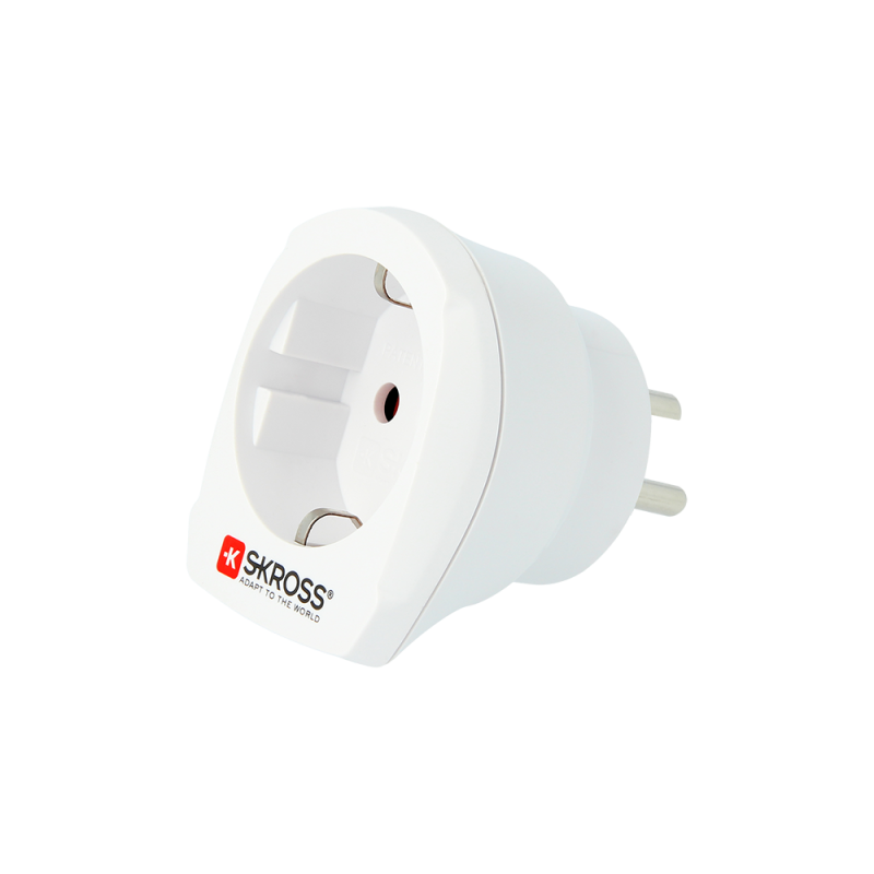 Adaptateur voyage Europe vers Danemark Blanc