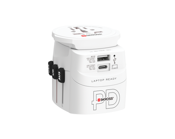 Adaptateur voyage USB A +...
