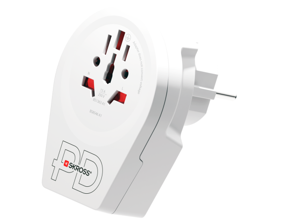 Adaptateur voyage USB A +...