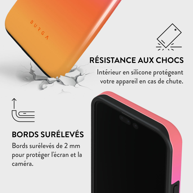 Coque MagSafe iPhone 15 Pro Max Tough Motifs Sunset Club