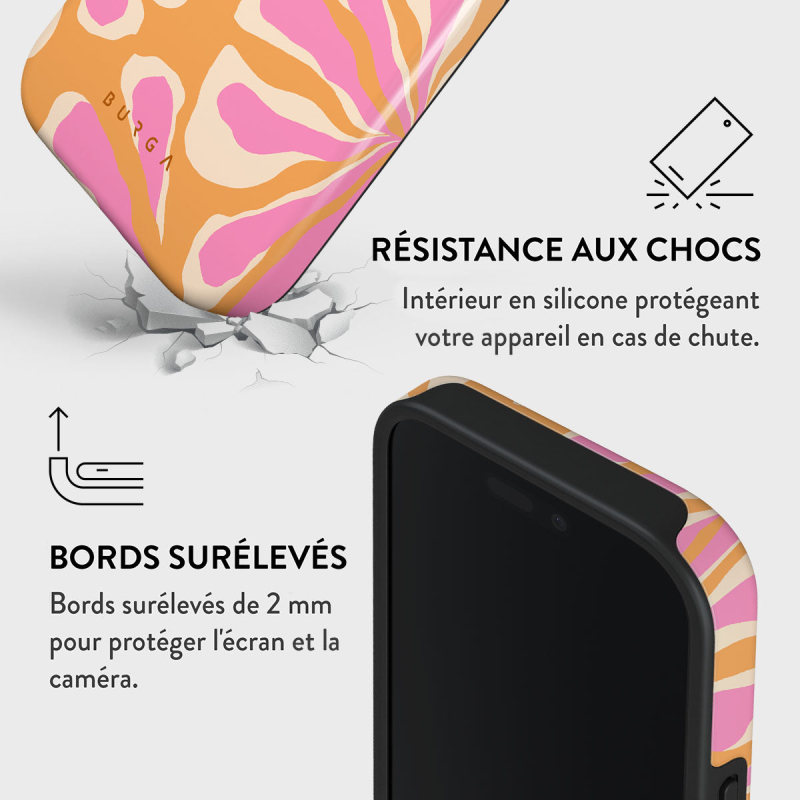 Coque MagSafe iPhone 16 Pro Tough Motifs Aloha