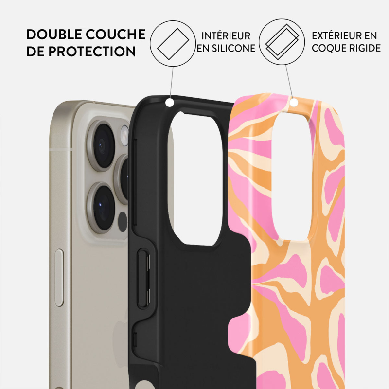 Coque MagSafe iPhone 16 Pro Tough Motifs Aloha