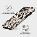 Coque MagSafe iPhone 16 Pro Tough Motifs Almond Latte