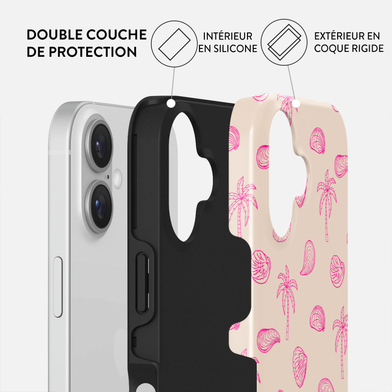 Coque MagSafe iPhone 16 Plus Tough Motifs Beach Please