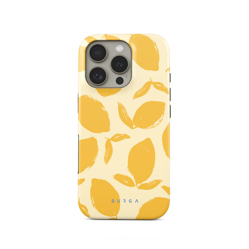 Coque MagSafe iPhone 16 Pro Tough Motifs Lemon Tart