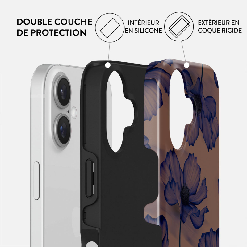 Coque MagSafe iPhone 16 Plus Tough Motifs Velvet Night