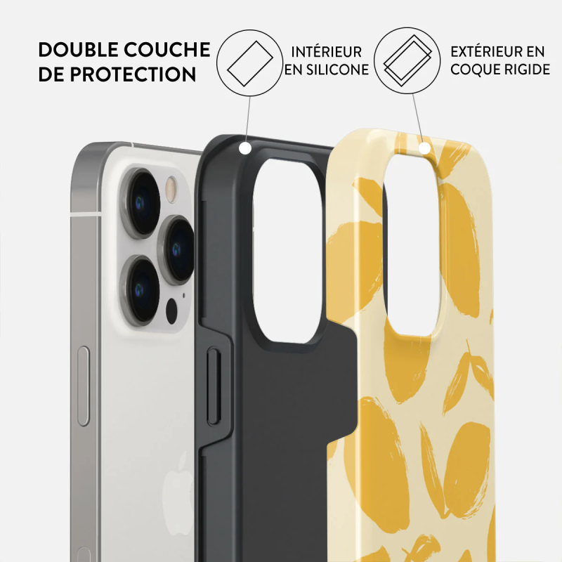Coque iPhone 13 Pro Rigide Motifs Lemon Tart