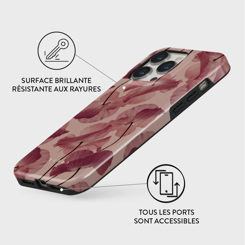 Coque iPhone 13 Pro Rigide Motifs Tender Kiss