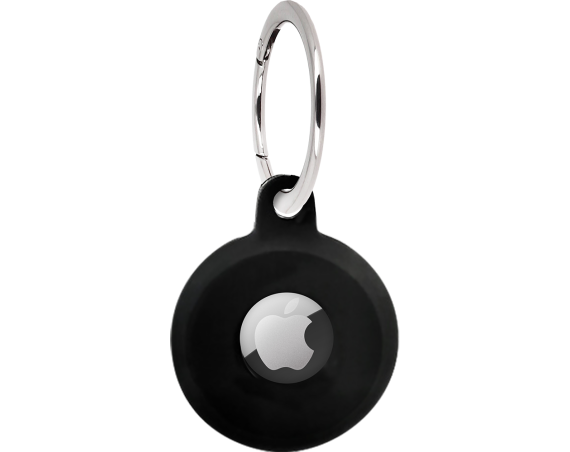 Protection pour AirTag avec attache Porte-clé Noire Bigben