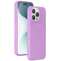 Coque Silicone iPhone 16 Pro Compatible MagSafe Violette Bigben