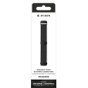 Bracelet Universel Milanais Acier 22mm 140 à 220 mm Noir