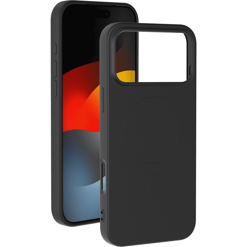 Coque MagSafe iPhone 18 Pro Max / 17 Pro Max Silicone Noire Bigben