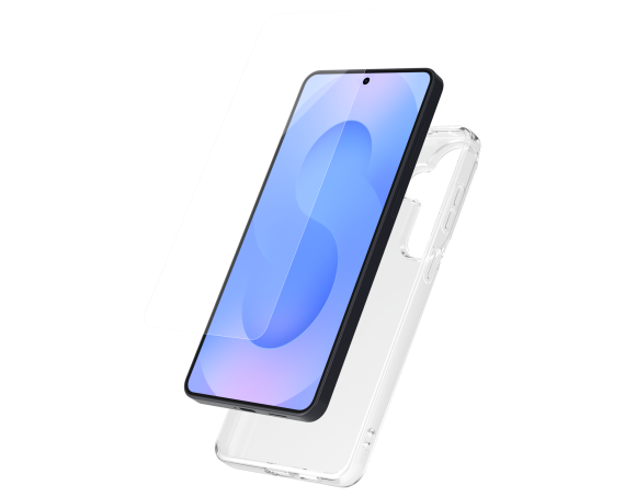 Pack 2 en 1 Coque Samsung Galaxy S26 Plus Souple Transparente + Protège écran Plat + SmartFrame™ - Certifié GRS