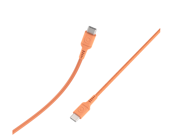 Câble Tissé USB C / USB C 3A 1.2m PD 60W Mango