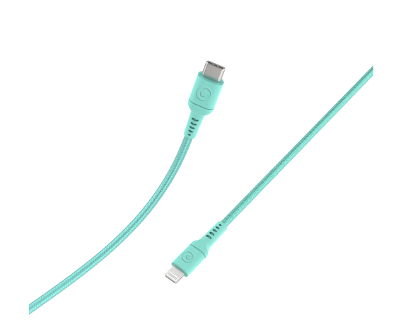 Câble Tissé USB C / Lightning 3A 1.2m PD 60W Tiffany