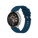 Montre Connectée Ronde Noire - Cadran Rond Élégant