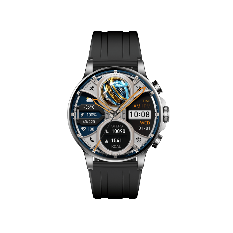 Montre connectée Round Noire + bracelet noir Bigben