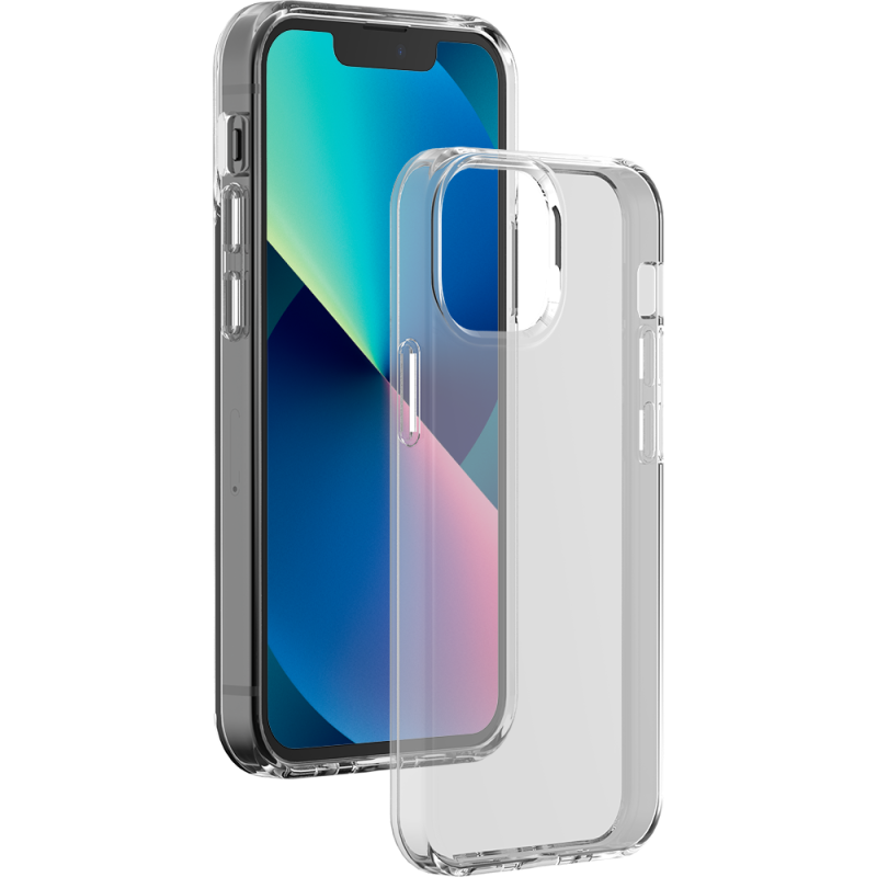 Coque Apple iPhone 13 mini Silisoft souple Transparente Bigben