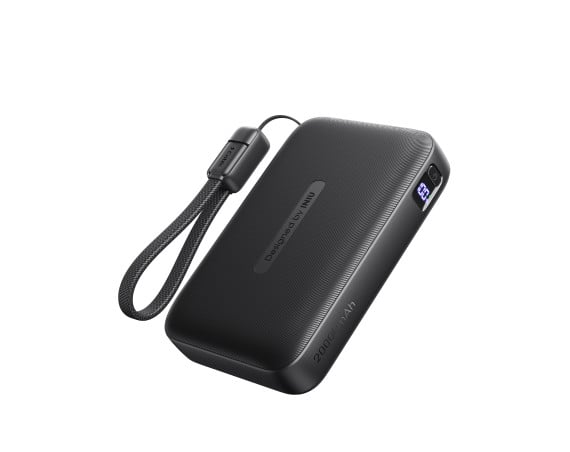 Powerbank Pocket Neo 20000mAh 3 ports USB A+2C 22.5W PD/QC Câble dragonne Noir