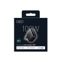 Chargeur USB A + 2 USB C Leopard 100W 3 ports USB A+2C Power Delivery GaN Noir