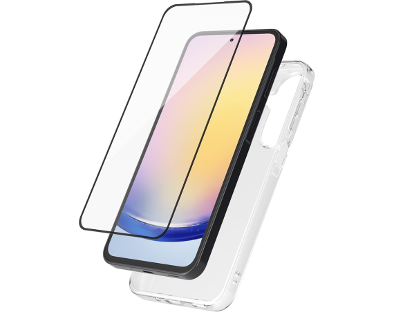 Pack 2 en 1 Coque Samsung Galaxy A27 5G Souple Transparente + Protège écran 2.5D  + SmartFrame™  - Certifié GRS Bigben