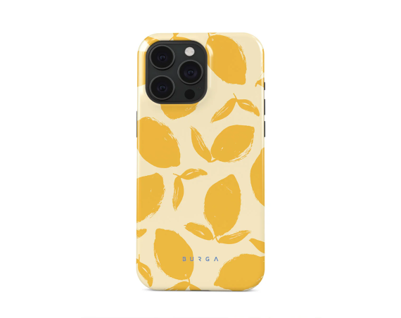 Coque MagSafe iPhone 15 Pro Max Tough Motifs Lemon Tart Burga