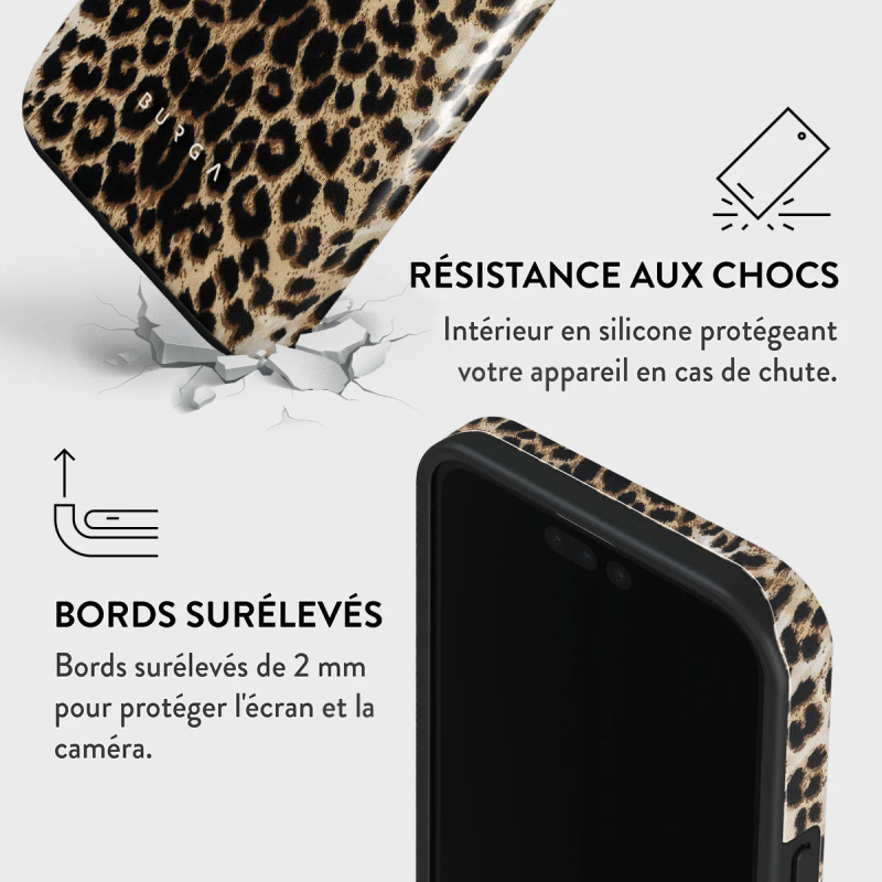 Coque iPhone 15 Pro Rigide Motifs Player Burga