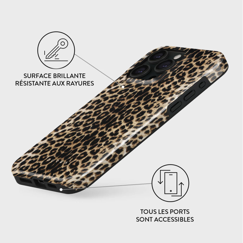 Coque iPhone 15 Pro Rigide Motifs Player Burga