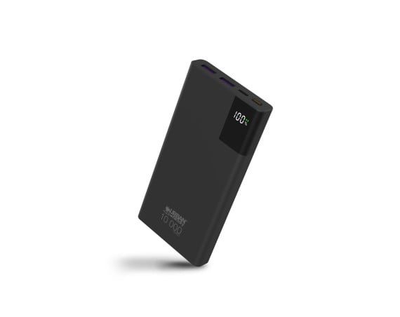 Powerbank Bigee 5000mAh 2 ports USB A+C Noir Urban Factory