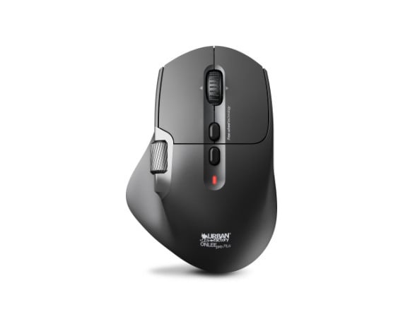 Souris Bluetooth® Onlee Pro 10 boutons ergonomique 2.4Ghz Noire Urban Factory