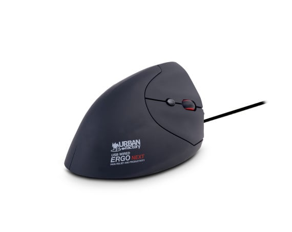 Souris Filaire Ergo Next Droitier ergonomique verticale Noire Urban Factory