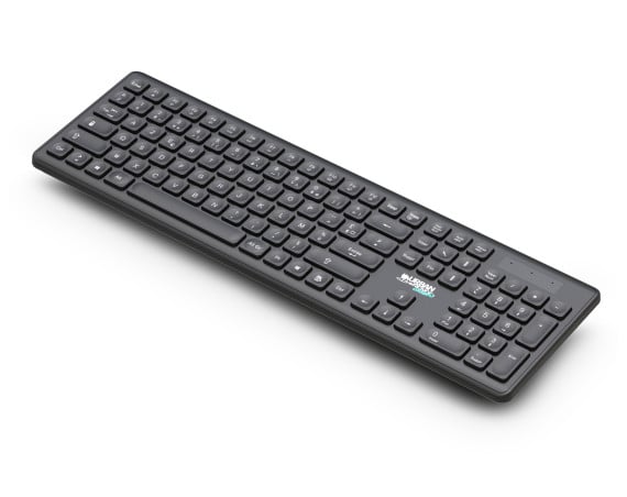Clavier Bluetooth® Cyclee + Mini récepteur USB A et USB C 2.4Ghz Noir