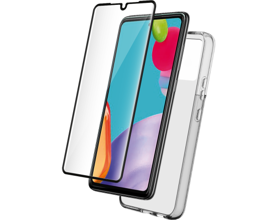 Pack Samsung Galaxy A53 5G Coque Transparente + Verre trempé  Bigben