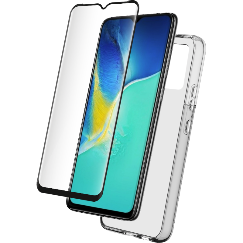 Pack Vivo Y01 5G Coque Transparente + Verre trempé  Bigben
