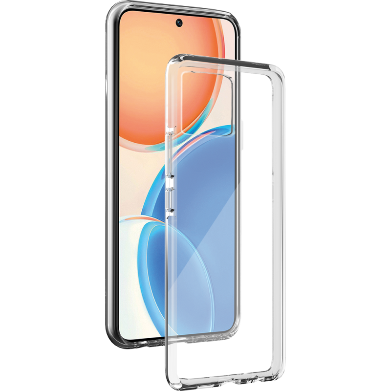 Coque Honor X8 Silisoft souple Transparente Bigben