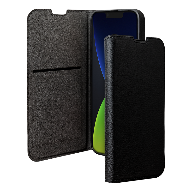 Folio Wallet Apple iPhone 14 Plus Noir - 65% Plastique recyclé Certifié GRS Bigben